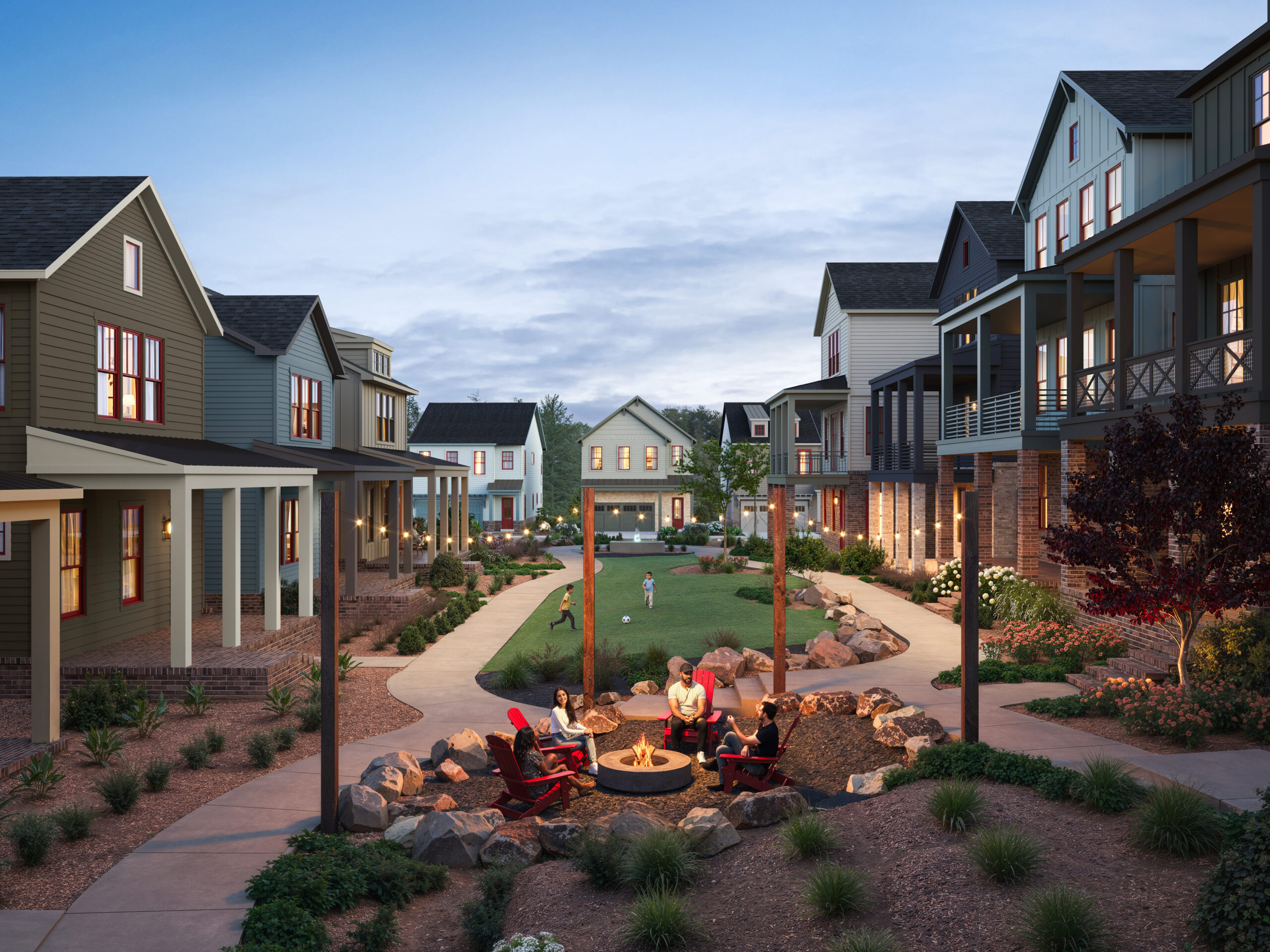 Repose Courtyard - Firepit v1