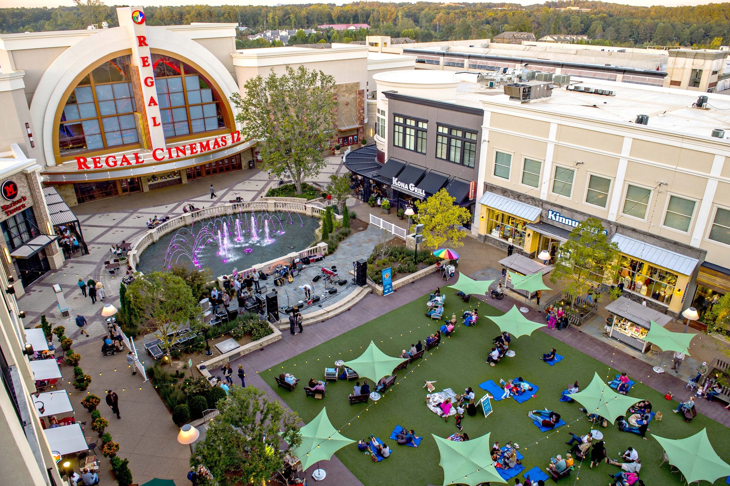 Overlooking Avalon in Alpharetta, Georgia