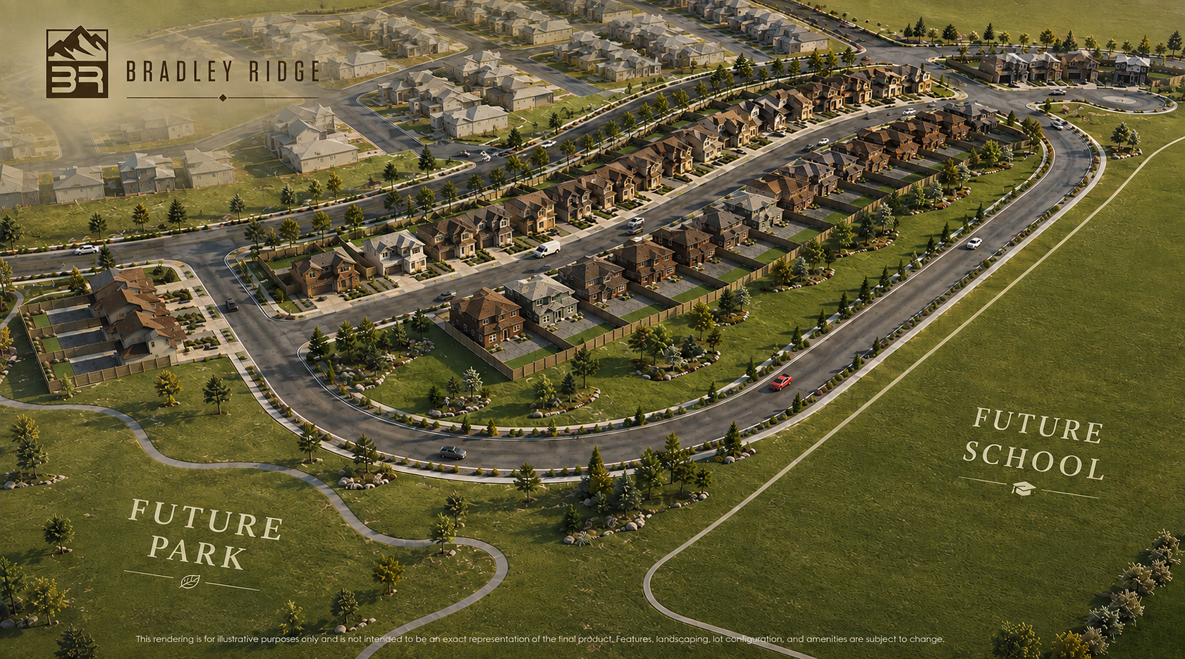 Bradley Ridge Community Rendering