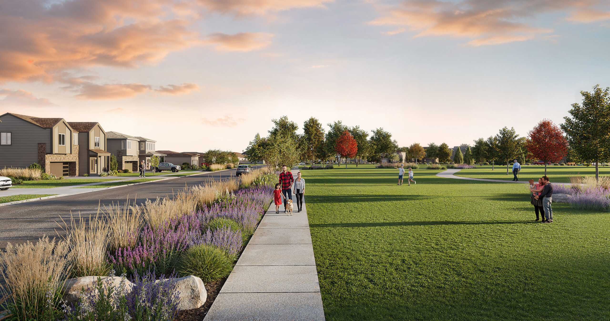 Meadoworks streetscape
