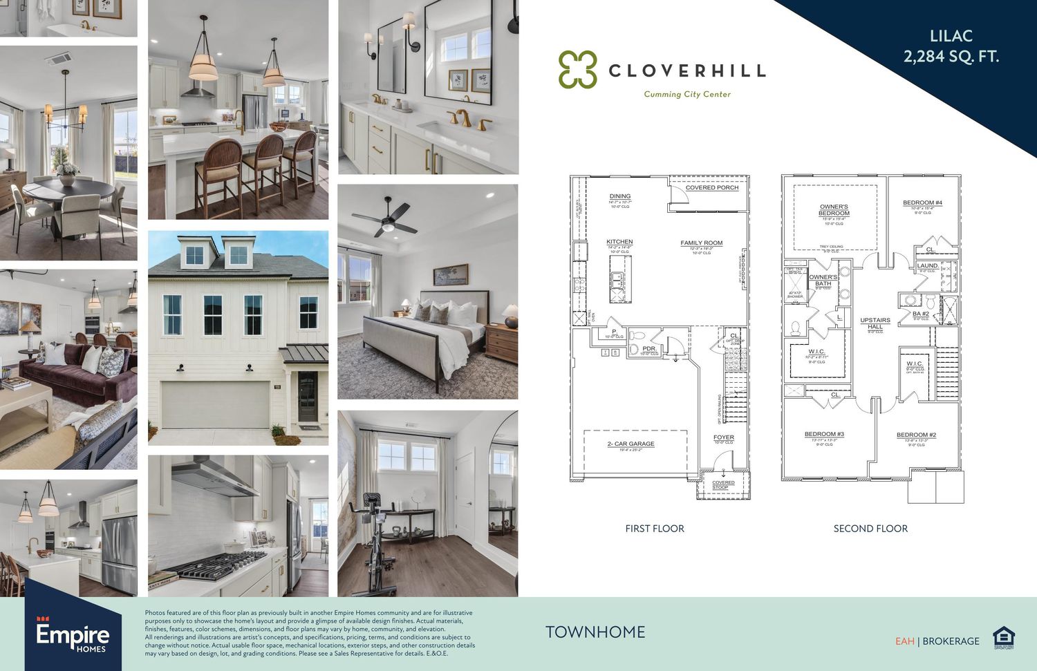 Lilac floor plan spread